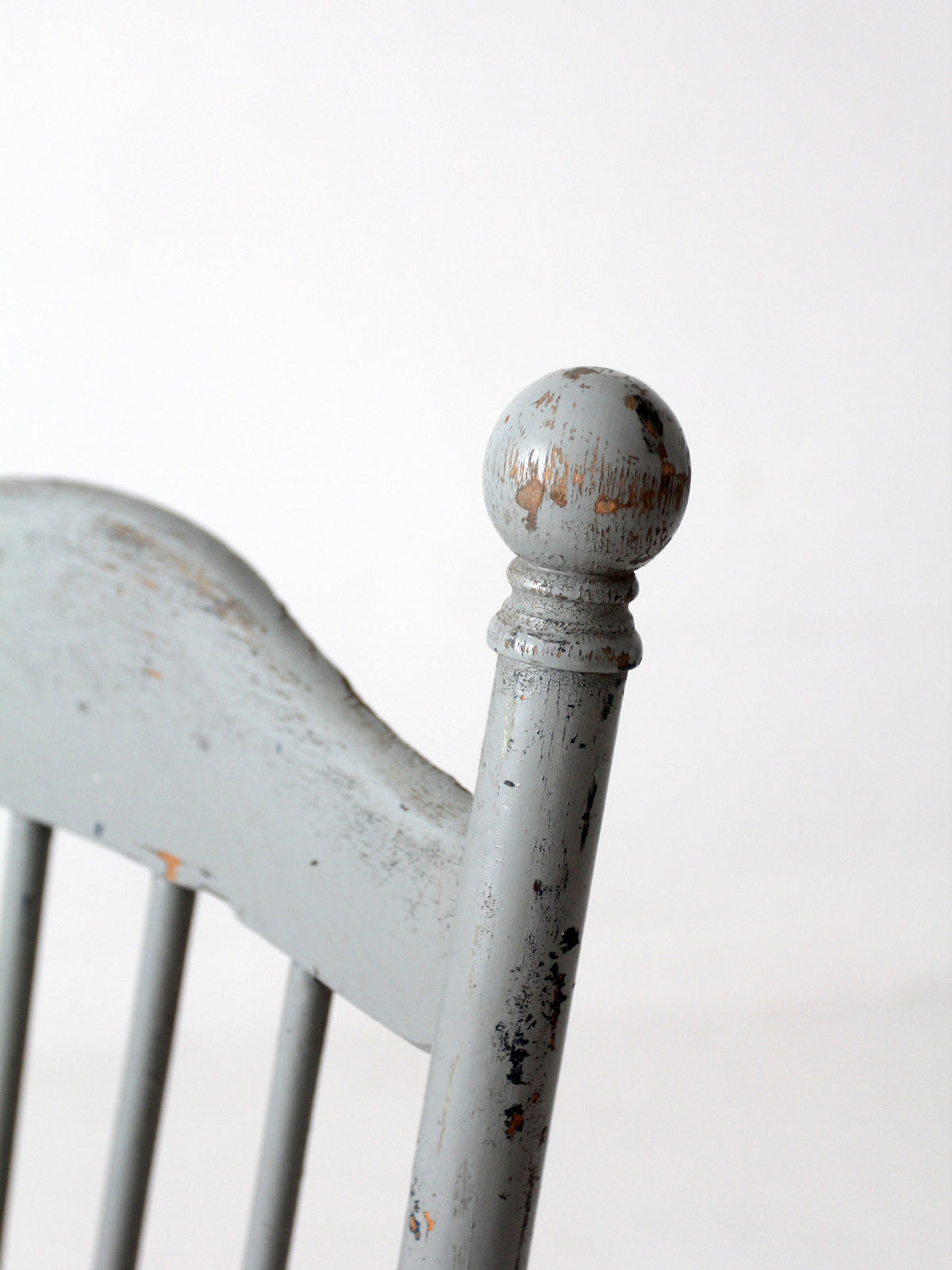 antique Victorian painted spindle back chair