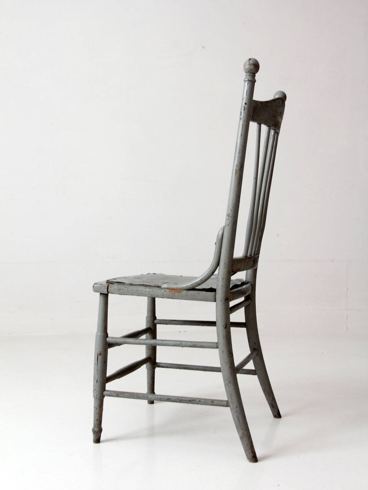 antique Victorian painted spindle back chair