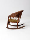 antique wicker kid's rocker