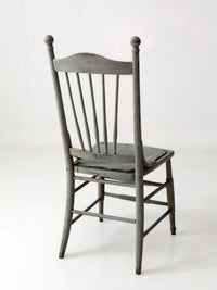 antique Victorian painted spindle back chair