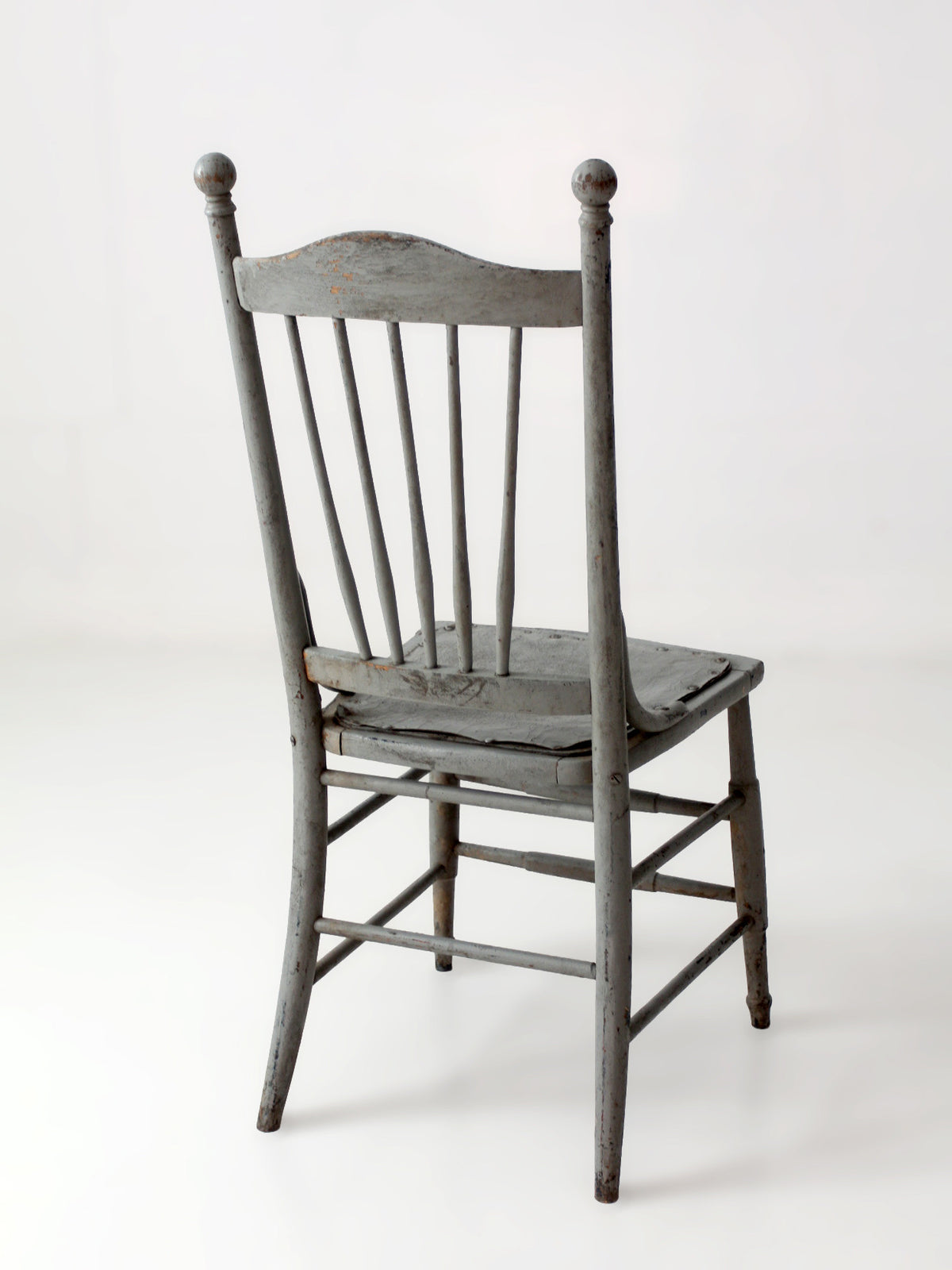 antique Victorian painted spindle back chair