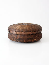 vintage Chinese sewing basket