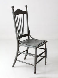 antique Victorian painted spindle back chair