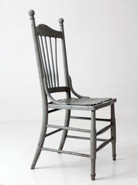 antique Victorian painted spindle back chair