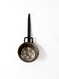 antique copper escargot pan