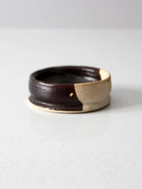 vintage studio pottery dish