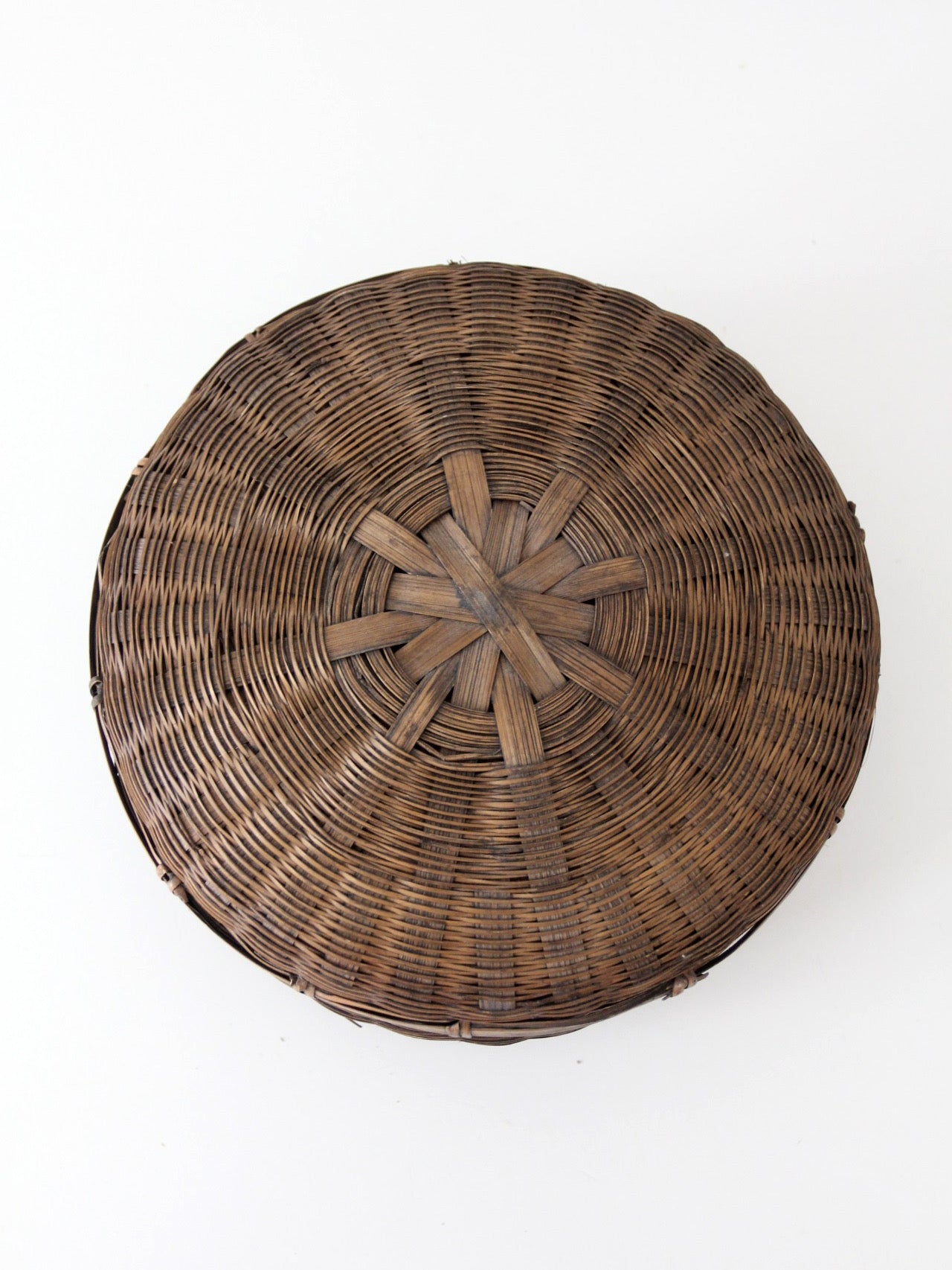vintage Chinese sewing basket