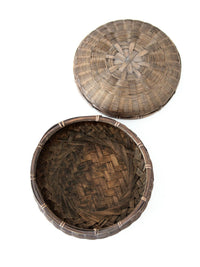 vintage Chinese sewing basket