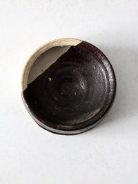vintage studio pottery dish