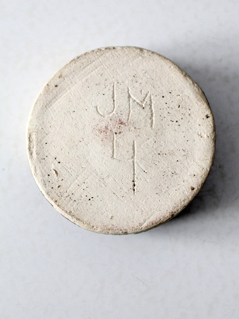 vintage studio pottery dish