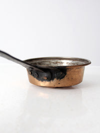 antique copper escargot pan