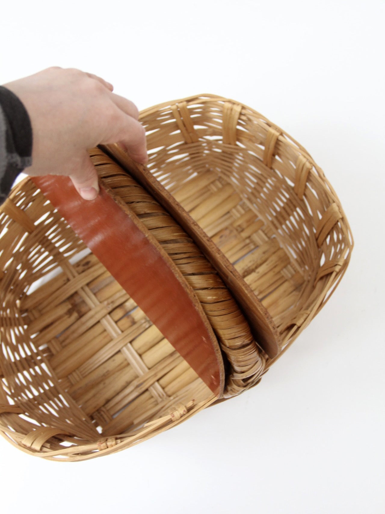 vintage wicker picnic basket