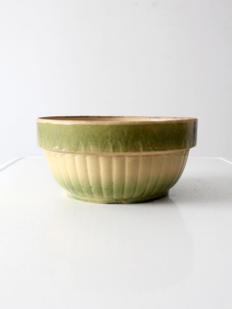 antique yellowware bowl