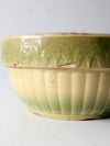 antique yellowware bowl