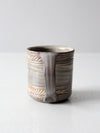 vintage studio pottery mug