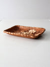 mid-century faux bois tray