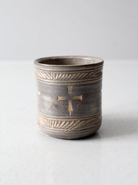 vintage studio pottery mug