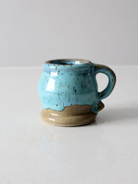 vintage studio pottery mug
