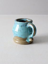 vintage studio pottery mug