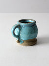 vintage studio pottery mug