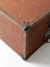 vintage nautical wood trunk