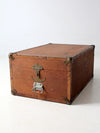 vintage nautical wood trunk