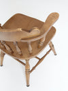 vintage wood pub style arm chair