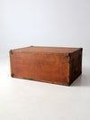 vintage nautical wood trunk