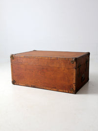 vintage nautical wood trunk