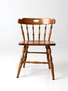 vintage wood pub chair