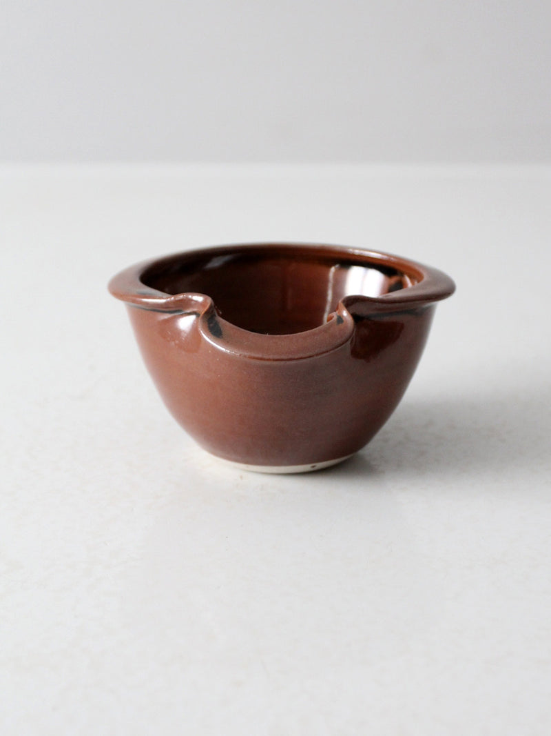 vintage studio pottery pouring bowl