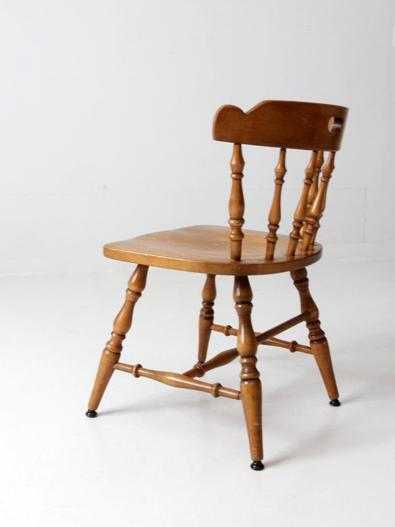 vintage wood pub chair