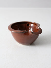 vintage studio pottery pouring bowl