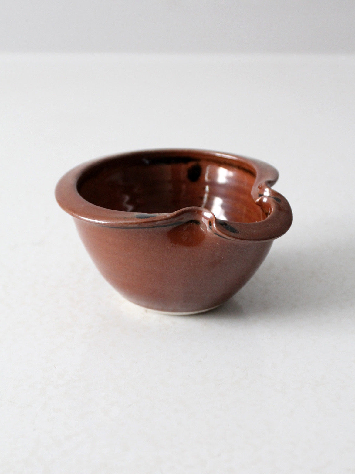 vintage studio pottery pouring bowl
