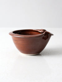 vintage studio pottery pouring bowl