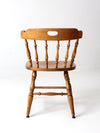 vintage wood pub chair