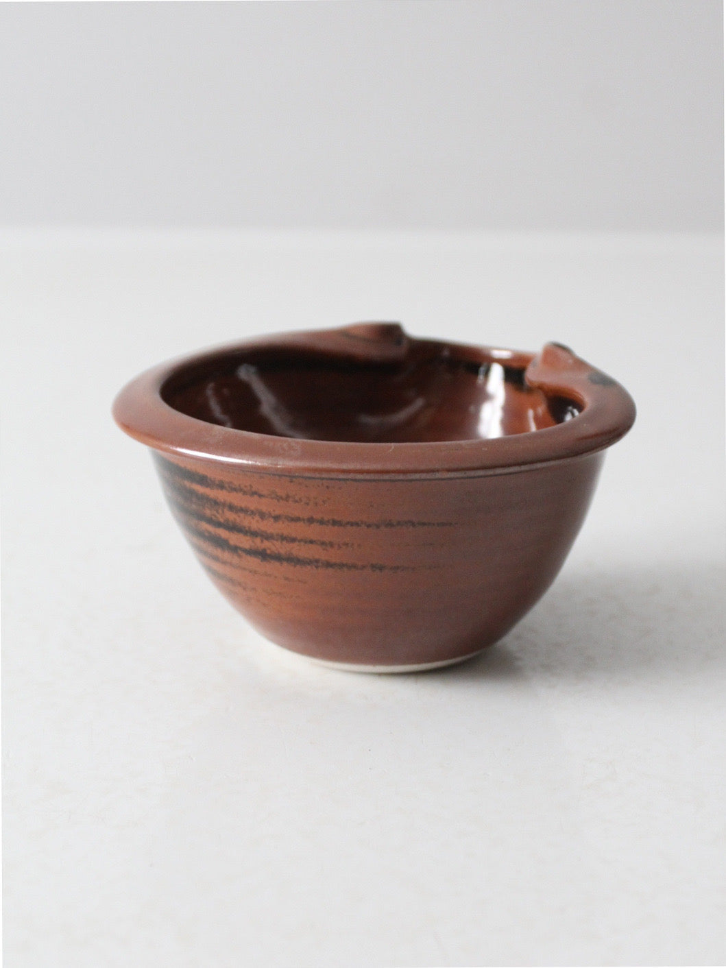 vintage studio pottery pouring bowl