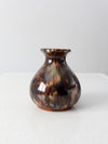 antique Brush McCoy onyx glaze vase