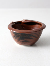 vintage studio pottery pouring bowl