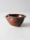 vintage studio pottery pouring bowl