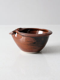 vintage studio pottery pouring bowl