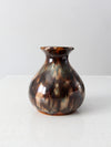 antique Brush McCoy onyx glaze vase