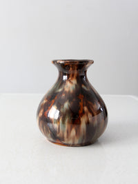 antique Brush McCoy onyx glaze vase