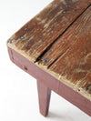 rustic vintage primitive farmhouse table