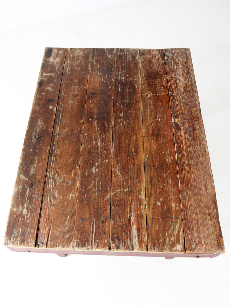rustic vintage primitive farmhouse table