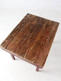 rustic vintage primitive farmhouse table
