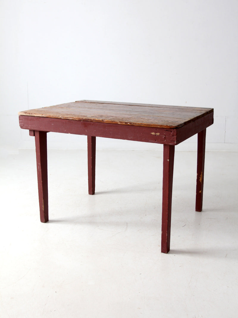 rustic vintage primitive farmhouse table
