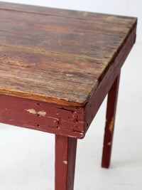rustic vintage primitive farmhouse table