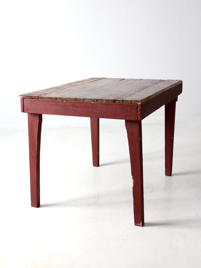 rustic vintage primitive farmhouse table