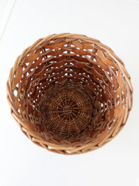 vintage birch bark basket